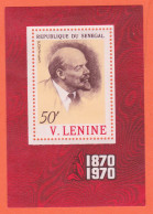 16531 / République SENEGAL 1970 Feuillet Bloc Yvert-Tellier Y-T P.A N° 8 Centenaire Naissance LENINE 1870 Luxe MNH** - Senegal (1960-...)