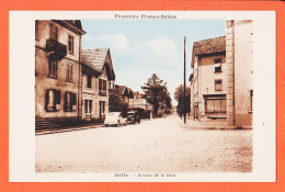 16862 / DELLE (90) Automobiles 1930s Avenue GARE Territoire BELFORT Frontière FRANCO-SUISSE-HADAIN Exclu Robert PAUL - Delle