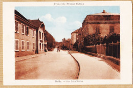 16877 / DELLE (90) Rue SAINT-NICOLAS St 1930s Frontière FRANCO-SUISSE Territoire De BELFORT Photo ALAIN Robert PAUL - Delle