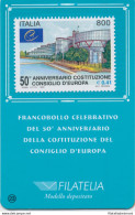 1999 Italia - Repubblica , Tessera Filatelica ,  Consiglio D'Europa , 0,41€ - Filatelistische Kaarten