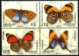 2007 Uruguay Butterflies Fauna Wildlife Nature Colourful #2213 ** MNH - Uruguay