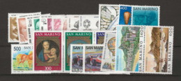 1983 MNH San Marino Year Complete, Postfris** - Años Completos