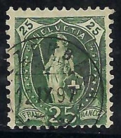 SUISSE 1891-98: Le ZNr. 67C, Obl. CAD - Usati