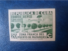 CUBA  NEUF  1936  ZONA  FRANCA  DEL  PUERTO  DE  MATANZAS // PARFAIT ETAT // 1er CHOIX // Sin Dentar--non Dentelé - Neufs