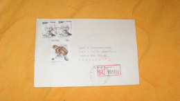 ENVELOPPE DE 1989../ RECOMMANDE R 001858 SZCZECIN 6 POLOGNE POUR LONDON + TIMBRES X3 - Briefe U. Dokumente