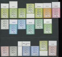 Estonia:Unused Stamps Serie Coat Of Arms, 1999-2004, MNH, Corner - Timbres