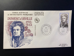 Enveloppe 1er Jour "Dumont D'Urville" 01/01/1990 - 152 - TAAF - Terre Adelie - FDC