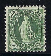 SUISSE 1894-1900: Le ZNr. 67D, Obl. CAD - Gebraucht