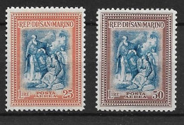 SAN MARINO 1947 AIRMAIL MH - Airmail