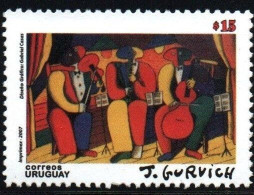 2007 Uruguay Three Musicians In Primary Colours By José Gurvich #2204 **MNH - Uruguay