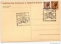 1976 CARTOLINA CON ANNULLO SPECIALE  18° MOSTRA FILATELICA  ANCONA - Interi Postali