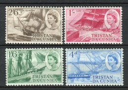 Tristan Da Cunha 1969. Yvert 124-27 ** MNH. - Tristan Da Cunha