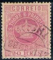 S. Tomé, 1885, # 11 Dent. 13 1/2, Reimpressão, Used - St. Thomas & Prince