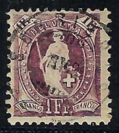 SUISSE 1894-1900: Le ZNr. 71D, TB Obl. CAD "Serrières" - Gebraucht