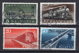 T1959 - SUISSE SWITZERLAND Yv N°441/44 - Oblitérés