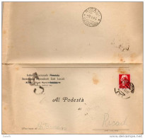 19445 LETTERA CON ANNULLO RICADI CATANZARO - Storia Postale