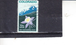 STATI UNITI   1977 - Yvert   1158° -  Colorado - Gebruikt