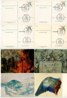 Germany 1971 Set Of 4 Albrecht Dürer Postal Cards With First Day Cancels From Berlin - 1971-1980