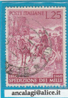 USATI ITALIA 1960 - Ref.0137B "SPEDIZIONE DEI MILLE" 1 Val. Da L.15 - - 1946-60: Oblitérés