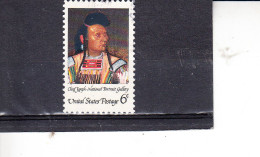 STATI UNITI   1986 - Yvert      866° - Tribù - Used Stamps