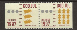 1997 MNH Sweden,Michel 2029-30 Pair, Postfris - Ungebraucht
