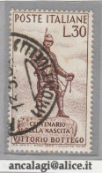 USATI ITALIA 1960 - Ref.0139A "VITTORIO BOTTEGO" 1 Val. Da L.30 - - 1946-60: Oblitérés