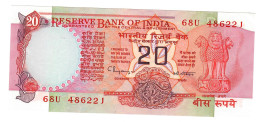 INDIA P82j 20 RUPEES 1992  Signature RANGARAJAN   UNC. 2 Usual P.h. - Indien