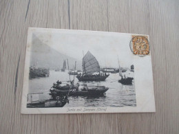 CPA Chine China 1 Old Stamp Dragon Junks And Sampans - China