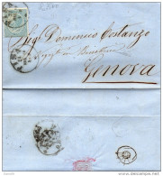 1864    LETTERA CON ANNULLO PISA - Marcophilie