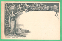 REGNO D'ITALIA 1896 CARTOLINA POSTALE NOZZE REALI MIL. 96 10 C Verde Scuro (FILAGRANO C29-5) NUOVA - Stamped Stationery