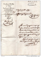 1819  LETTERA CARABINIERI PONTIFICI 2 REGGIMENTO SQUADRONE DI BOLOGNA - 1. ...-1850 Prefilatelia