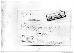 LETTERA CON ANNULLO  PREFETTURA DEL PANARO - 1. ...-1850 Prefilatelia