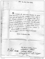 1833   LETTERA CON ANNULLO SPOLETO - 1. ...-1850 Prefilatelia