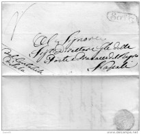 LETTERA CON ANNULLO SALO' BRESCIA - 1. ...-1850 Prefilatelia