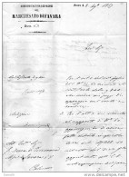 1847   LETTERA MARCHESATO DI FAVARA AGRIGENTO - 1. ...-1850 Prefilatelia