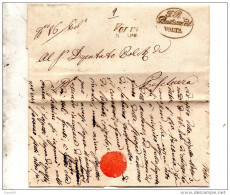 1846  LETTERA CON ANNULLO VOLTA MANTOVA - 1. ...-1850 Prefilatelia