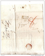 1833 LETTERA CON ANNULLO  ROVIGO - 1. ...-1850 Prefilatelia