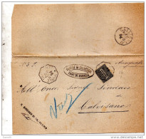 1894  LETTERA CON ANNULLO OTTAGONALE VIRLE TREPONTI BRESCIA - Storia Postale
