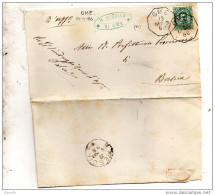 1886  LETTERA CON ANNULLO OME BRESCIA - Storia Postale