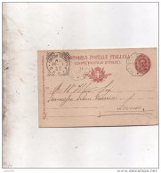 1899  CARTOLINA CON ANNULLO MASSA FERMANA ASCOLI PICENO - Entiers Postaux