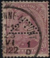 Perfin Firmenlochung - Forges De La Providence Was A Belgian Steel Producing Company In Hainau - Used Stamps