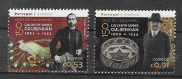 Portugal 2019  Mi.Nr. 4484-85 - Calouste Sarkis Gulbenkian - Postfrisch / MNH / (**) - Ungebraucht