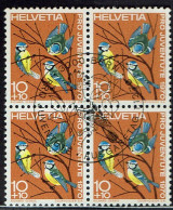 Schweiz 1970, MiNr.: 936, 4erBlock Mit FDC Gestempelt - Used Stamps