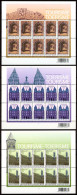 BE    3673 - 3675    XX     ---    MNH  --   3 Feuillets :  Tourisme : Anciens Bâtiments Scol - 2001-2010