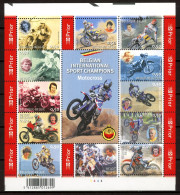 BE    BL117    XX      ---      MNH  --   Les Belges Champions Du Monde De Motocross - 2002-… (€)