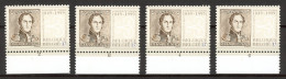 BE    2817    XX      ---      MNH  --   Journée Du Timbre  --  N° De Planche 2, 3, 4 Et 6 - 1991-2000