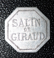 Jeton De Nécessité "Salin-de-Giraud (jeton De Cantine De L'Usine Solvay" Camargue - Arles - Monétaires / De Nécessité