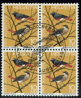 Schweiz 1971, MiNr.: 960, 4erBlock Mit FDC Gestempelt - Usati