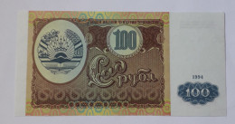 TAJIKISTAN - 100 DRAM - 1994 - P 6 - UNC - BANKNOTES - PAPER MONEY - CARTAMONETA - - Tajikistan