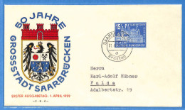Saar - 1959 - Lettre FDC De Saarbrücken - G31045 - FDC